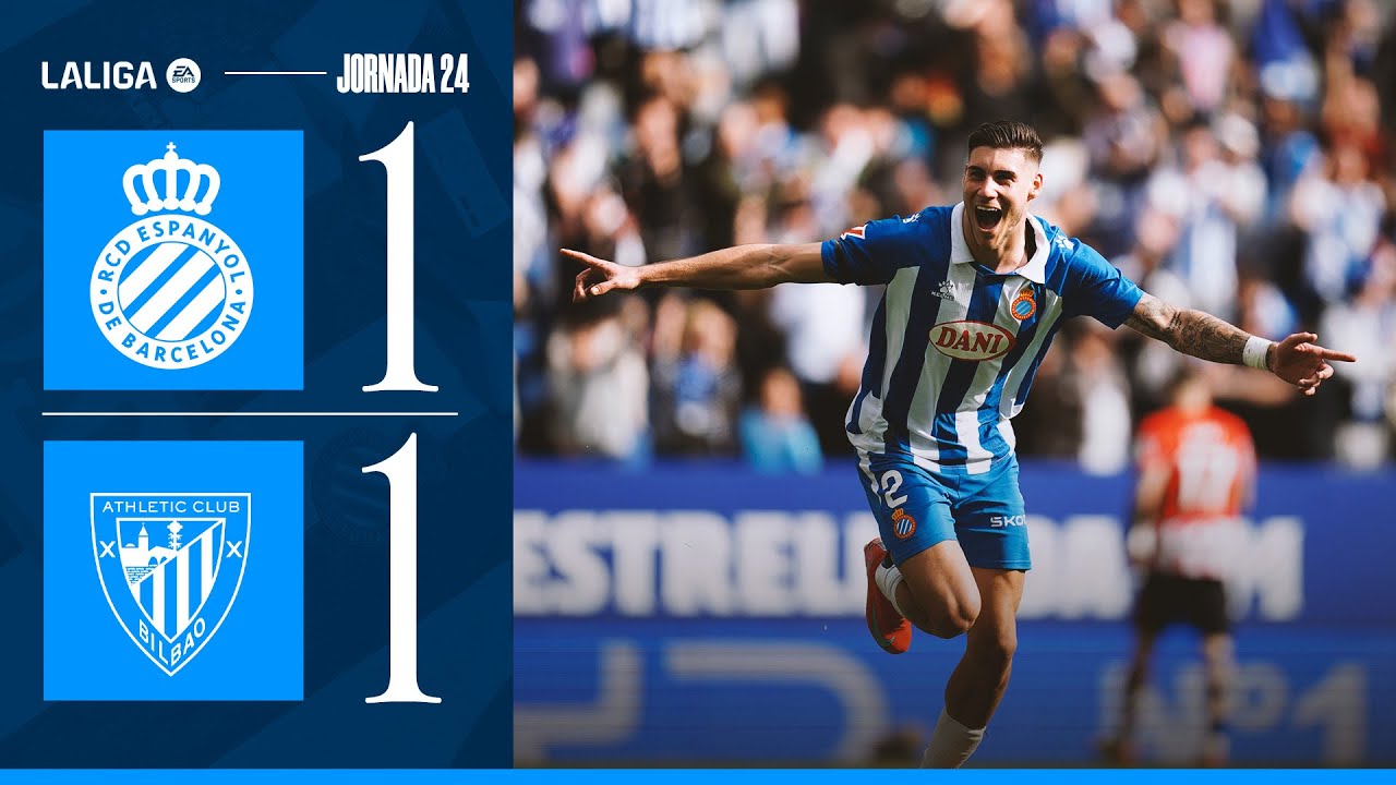⚽ RESUM J24 | Espanyol 1-1 Athletic Club | #LaLigaHighlights