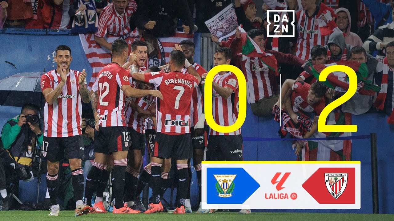 CD Leganés vs Athletic Club (0-2) | Resumen y goles | Highlights LALIGA EA SPORTS
