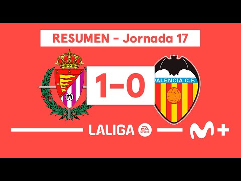 Real Valladolid CF 1-0 Valencia | LALIGA EA SPORTS (Jornada 17) - Resumen | Movistar Plus+