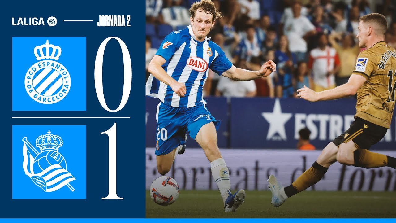 ⚽ RESUM J2 | Espanyol 0-1 Real Sociedad | #LaLigaHighlights