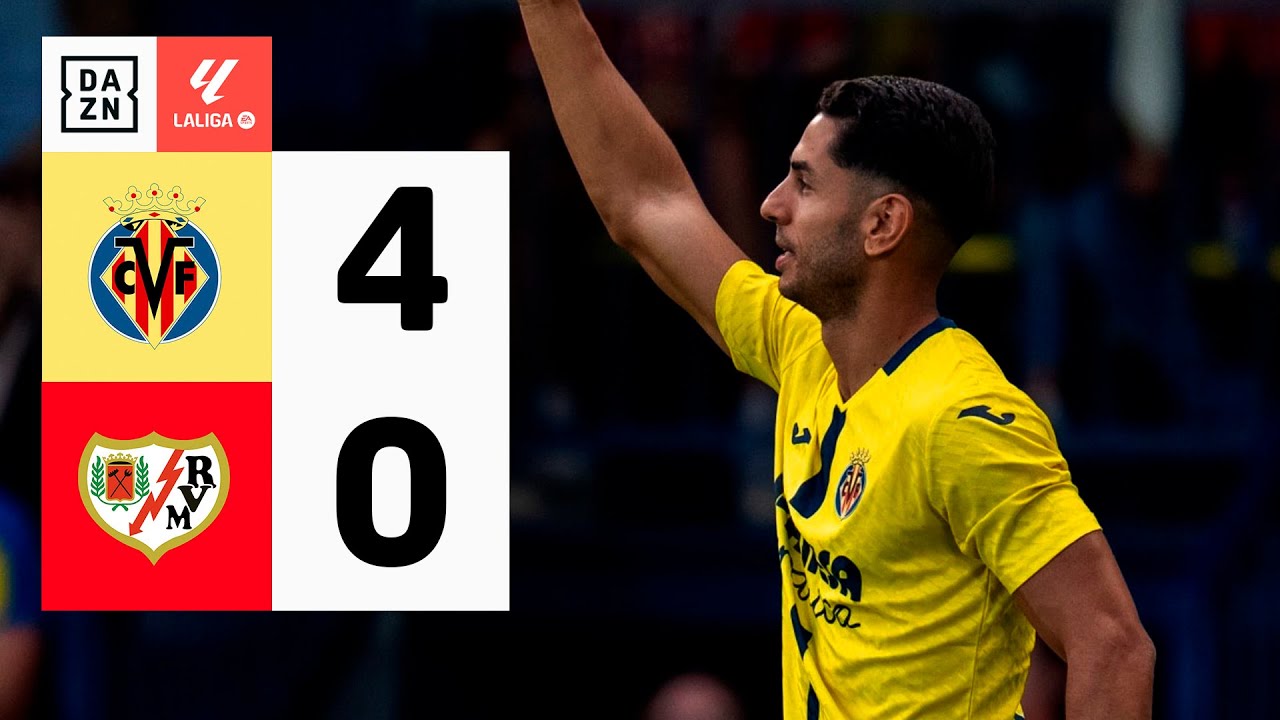 Villarreal CF vs Rayo Vallecano (4-0) | Resumen y goles | Highlights LALIGA EA SPORTS