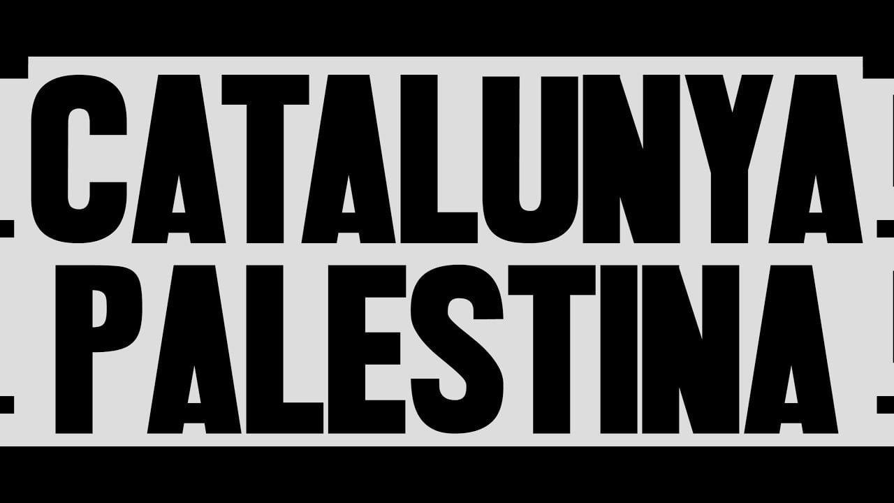 Acte de presentació de la llista de convocats pel Catalunya - Palestina