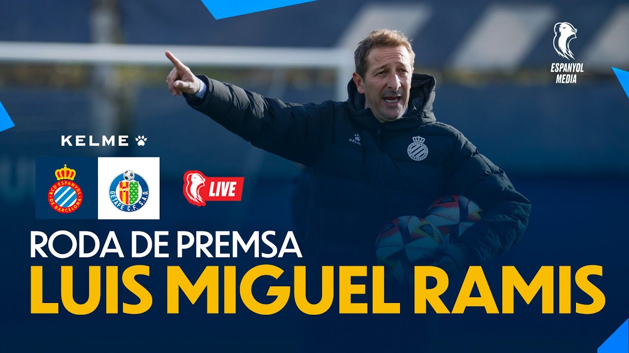 🔴 LIVE | 🎥 Roda de premsa de Luis Miguel Ramis prèvia a l’Espanyol 🆚 Getafe de Copa | #EspanyolMEDIA