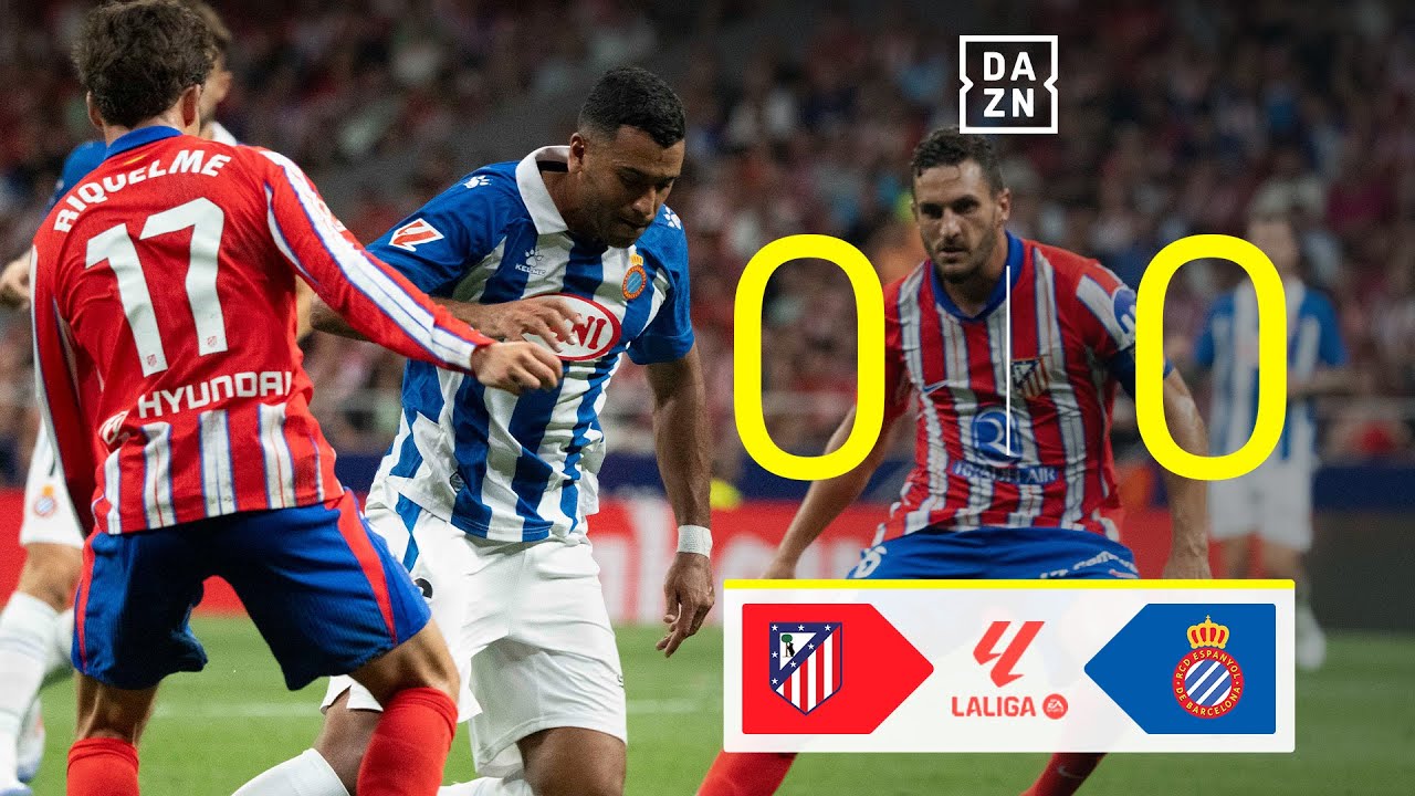 Atlético de Madrid vs RCD Espanyol (0-0) | Resumen | Highlights LALIGA EA SPORTS