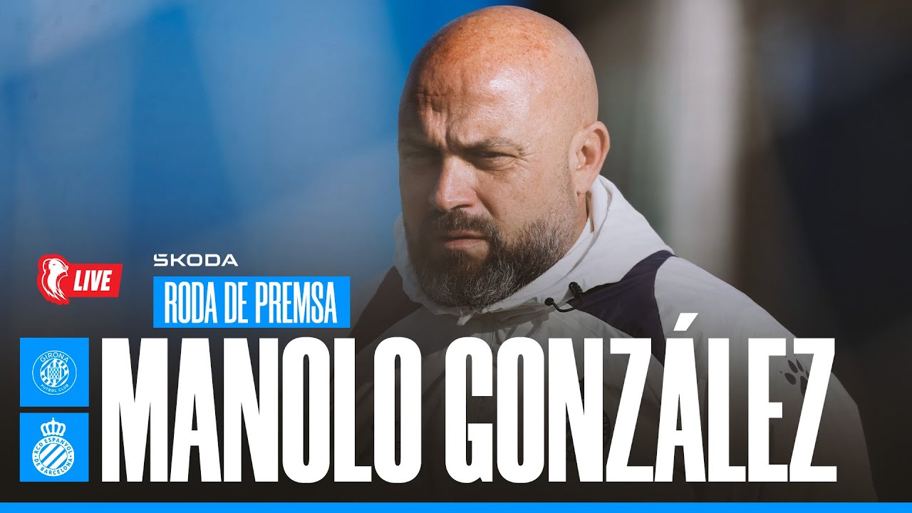 🔴 LIVE | 🎥 Roda de premsa de Manolo González prèvia al Girona 🆚 Espanyol | #RCDE #EspanyolMEDIA