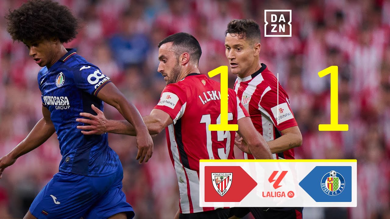 Athletic Club vs Getafe CF (1-1) | Resumen y goles | Highlights LALIGA EA SPORTS