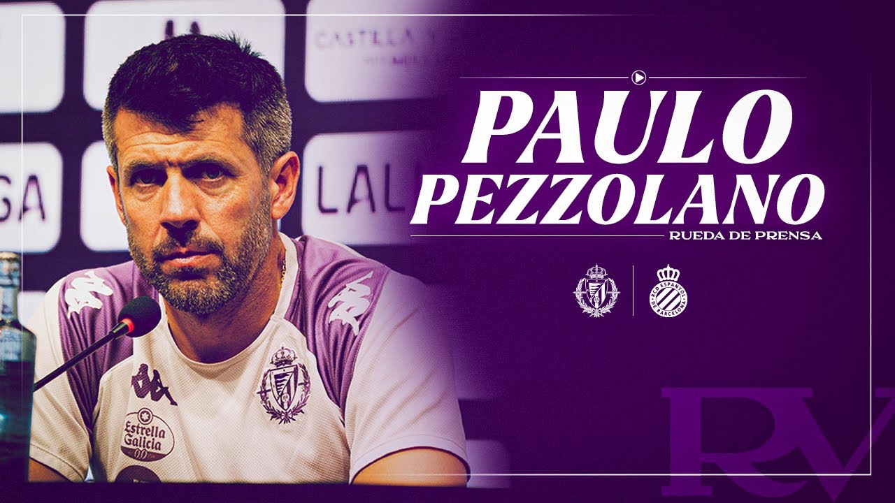 🔴 DIRECTO | RUEDA DE PRENSA DE PEZZOLANO PREVIA AL #RealValladolid  vs #Espanyol