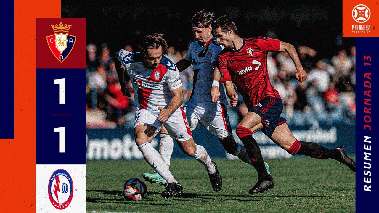 Resumen del Osasuna Promesas 1-1 Rayo Majadahonda | Club Atlético Osasuna