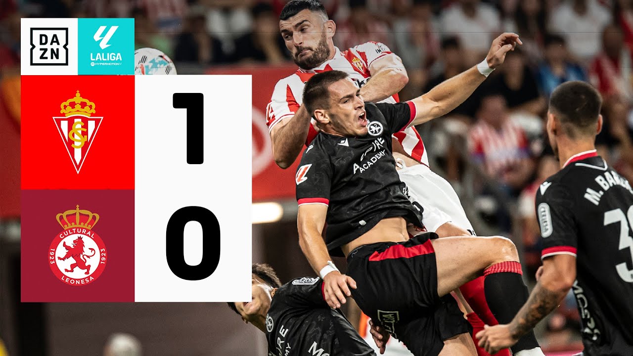 Real Sporting vs Cultural y Deportiva Leonesa (1-0) | Resumen | Highlights LALIGA HYPERMOTION