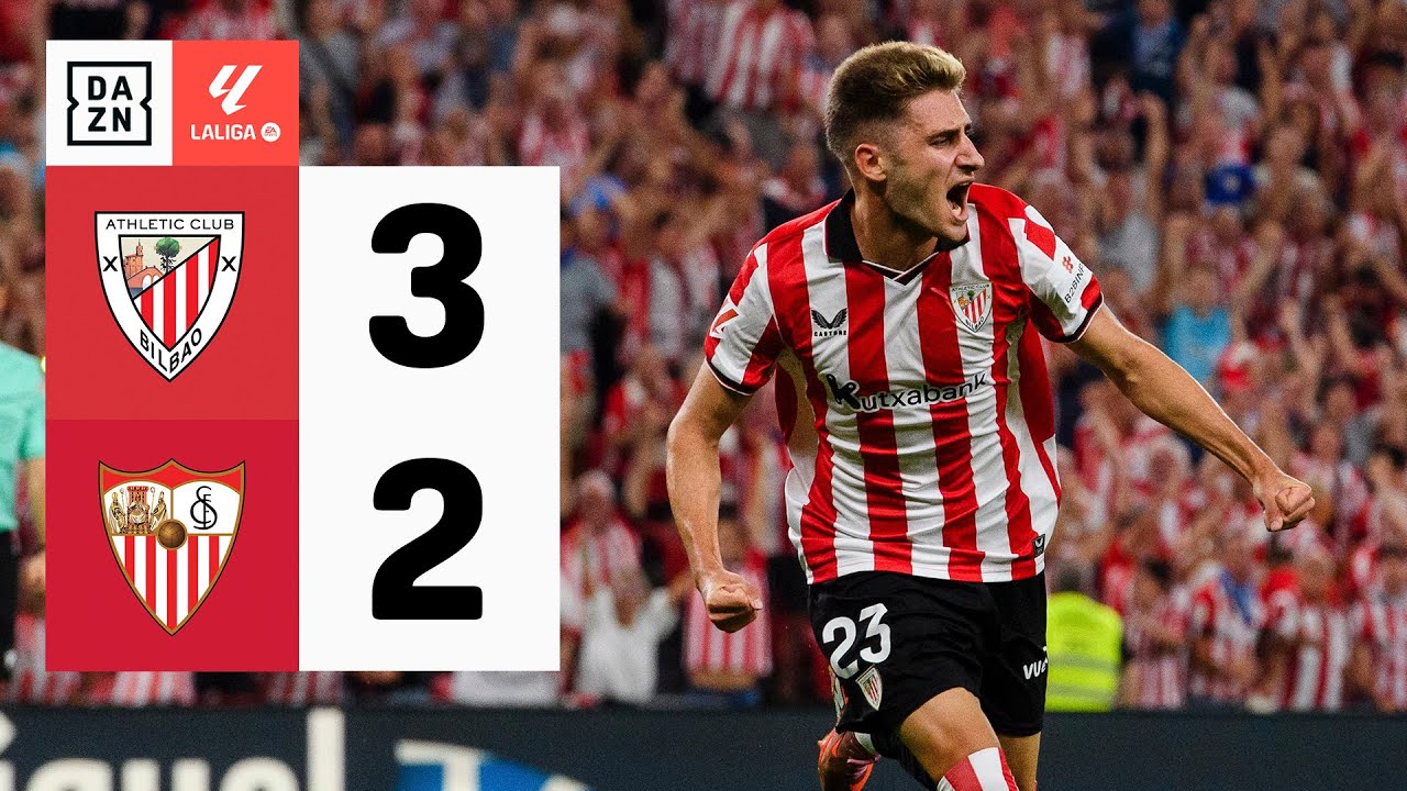 Athletic Club vs Sevilla FC (3-2) | Resumen y goles | Highlights LALIGA EA SPORTS