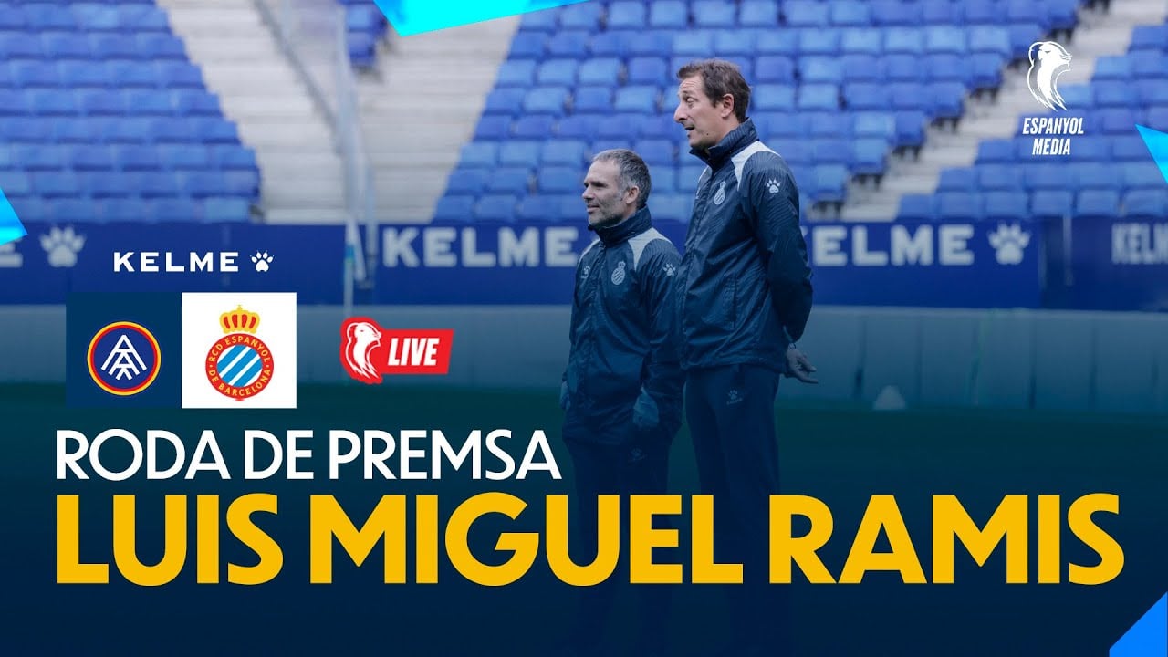 🔴 LIVE | 🎥 Roda de premsa de Luis Miguel Ramis prèvia a l’Andorra 🆚 Espanyol | #EspanyolMEDIA