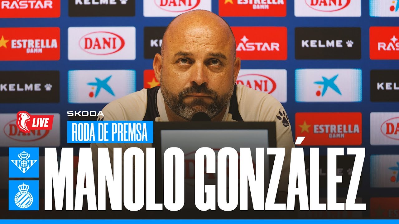 🔴 LIVE | 🎥 Roda de premsa de Manolo González prèvia al Betis 🆚 Espanyol | #EspanyolMEDIA