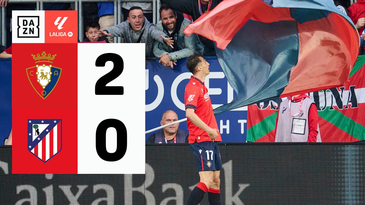 CA Osasuna vs Atlético de Madrid (2-0) | Resumen y goles | Highlights LALIGA EA SPORTS