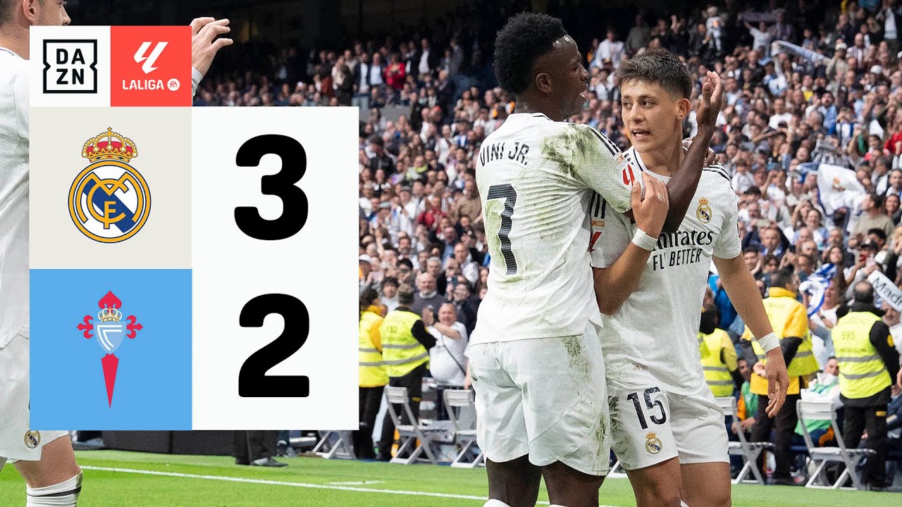 Real Madrid vs RC Celta (3-2) | Resumen y goles | Highlights LALIGA EA SPORTS