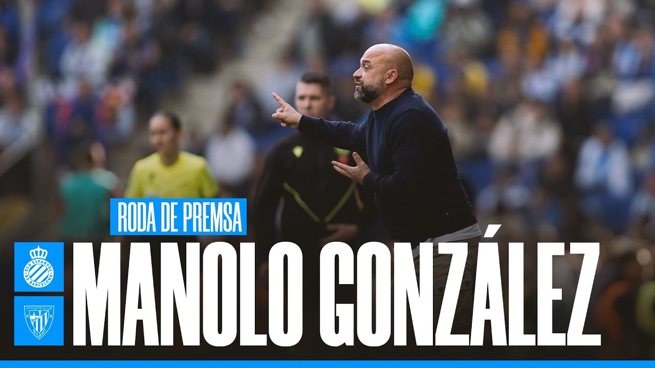 🎥 Roda de premsa postpartit de Manolo González | #EspanyolAthletic