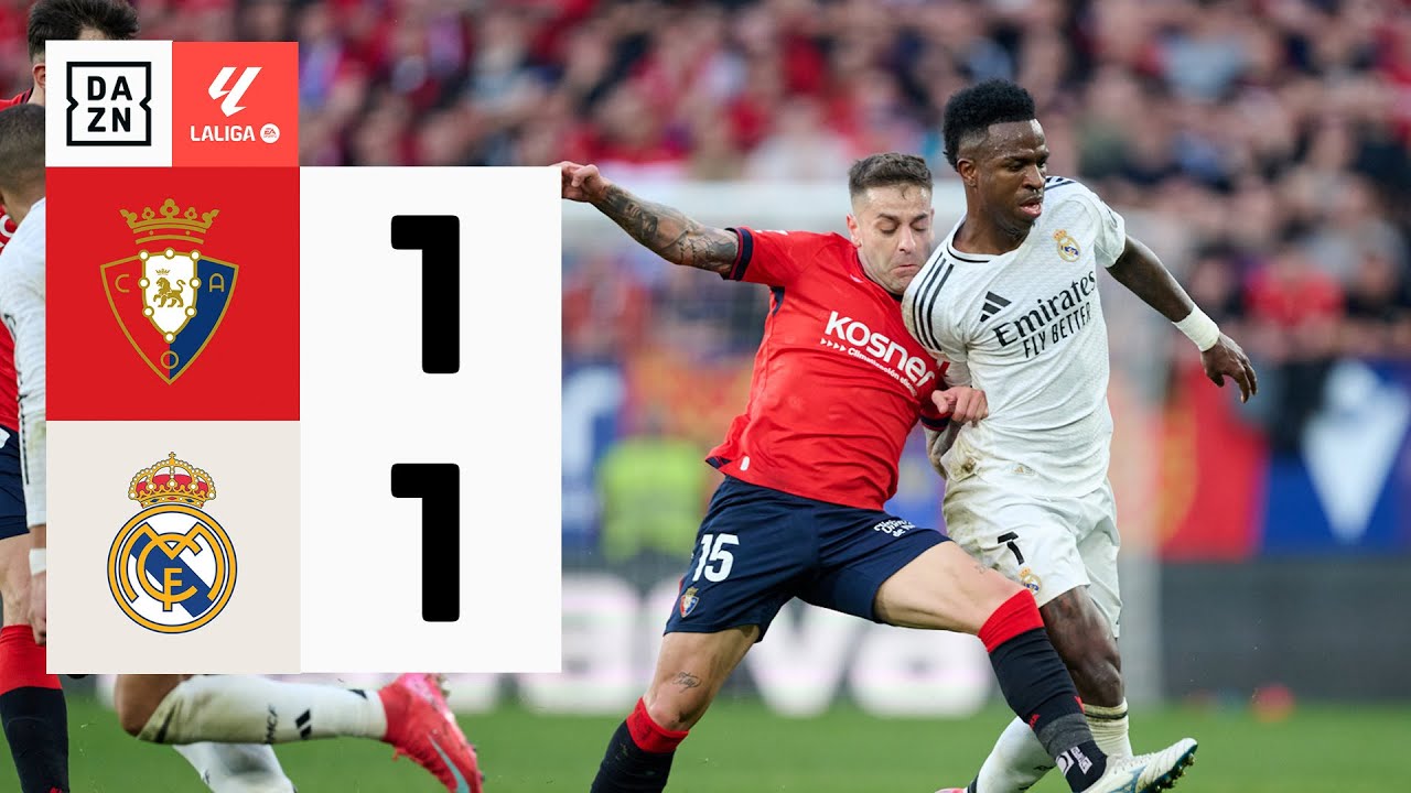 CA Osasuna vs Real Madrid (1-1) | Resumen y goles | Highlights LALIGA EA SPORTS