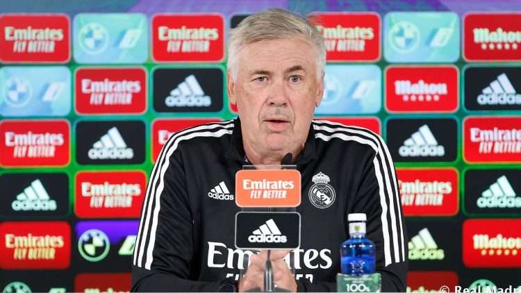 carlo ancelotti espanyol real madrid laliga santander 2022 23