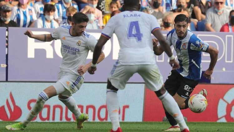 jugadores ultima victoria espanyol real madrid rcde stadium laliga santander 2022 23