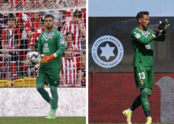 alvaro fernandez benjamin lecomte numeros porteros espanyol