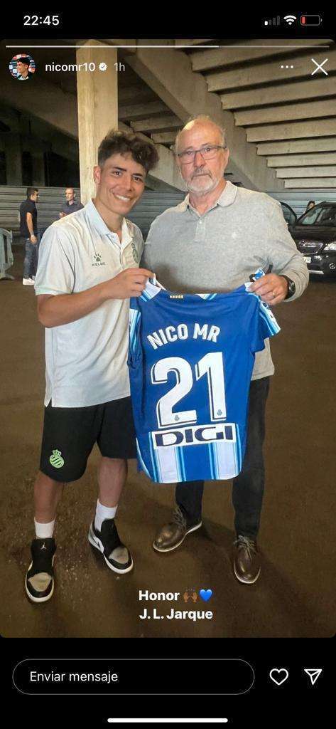 nico melamed camiseta espanyol dani jarque