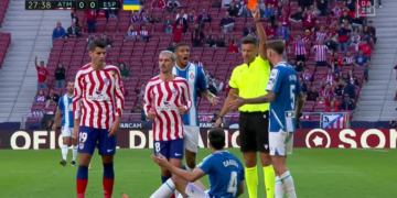 espanyol goles resultados expulsiones inferioridad numérica