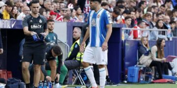 primera expulsion leandro cabrera espanyol