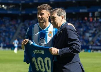 javi Puado cien partidos Espanyol