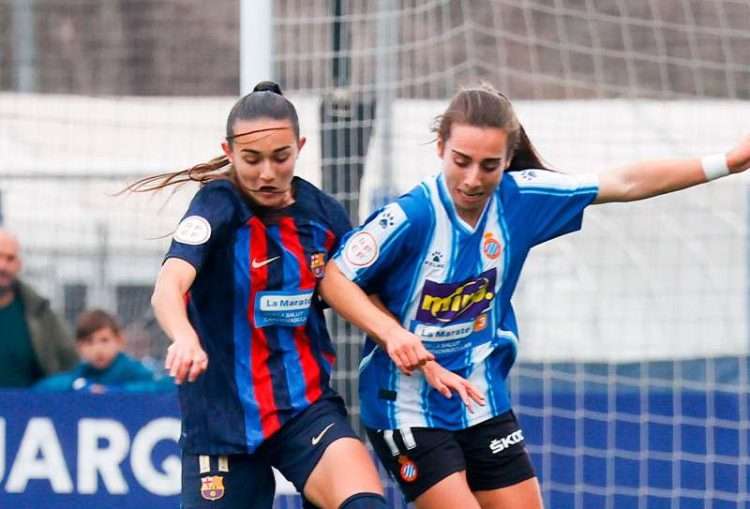 espanayol femenino fc barcelona b ce dani jarque primera rfef 2022 23 derrota