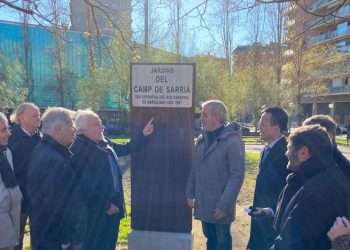 placa estadio sarria centenario