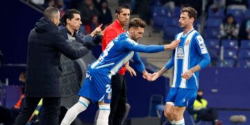 fernando calero problemas fisicos espanyol real sociedad rcde stadium laliga santander 2022-23 derrota