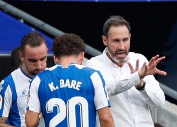 Vicente Moreno Espanyol UD Almería pretemporada