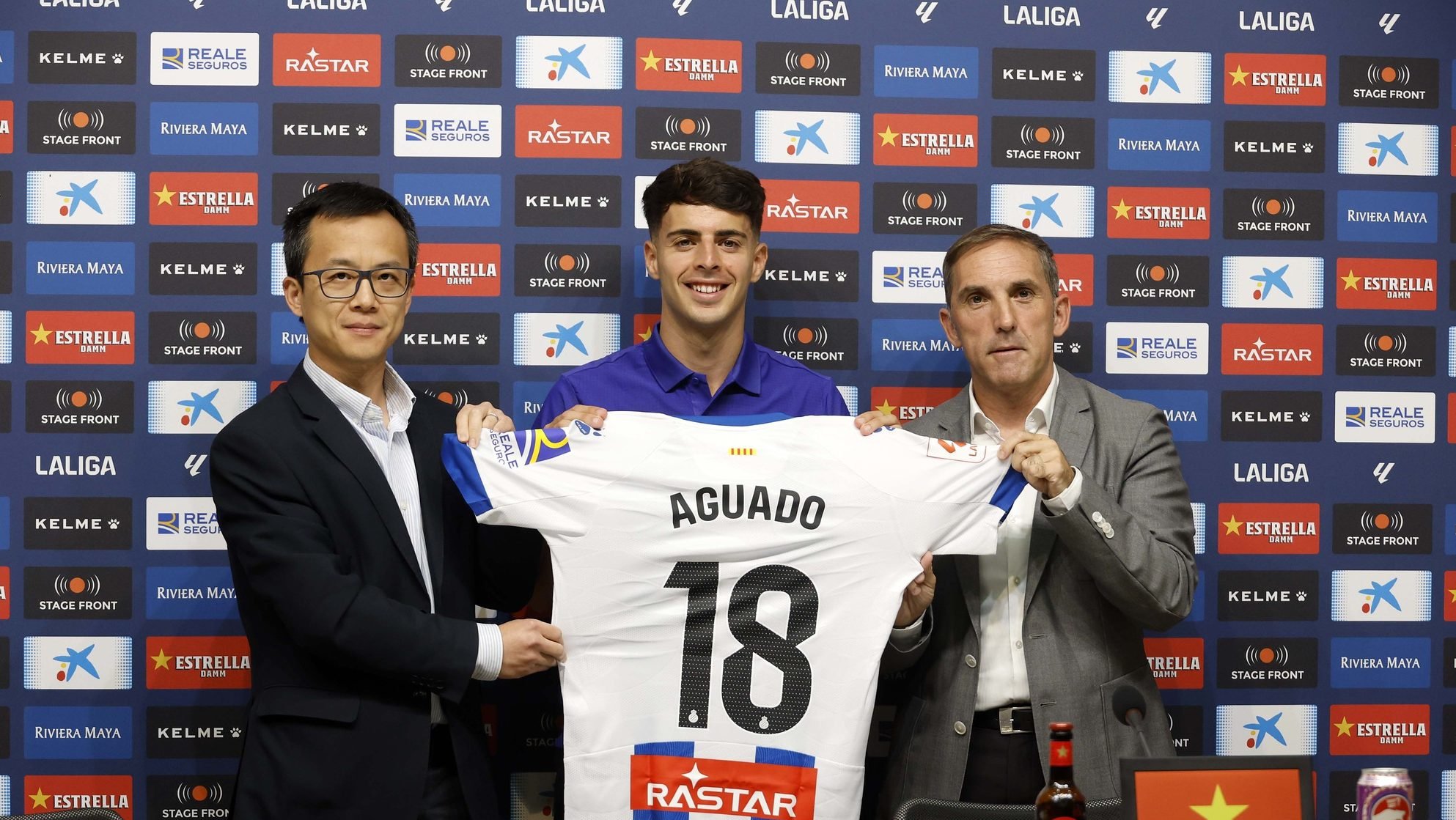 alvaro aguado espanyol presentacion fran garagarza