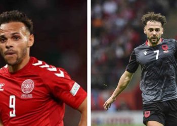 martin bratihwaite keidi bare dinamarca albania eurocopa 2024