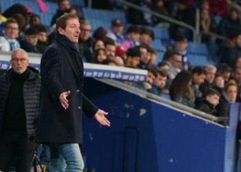 Luis Ramis en el Stage Front Stadium contra el Villarreal B.
