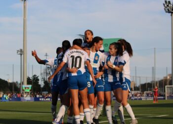 Celebración tras el gol de Lice Chamorro | Max Cortada