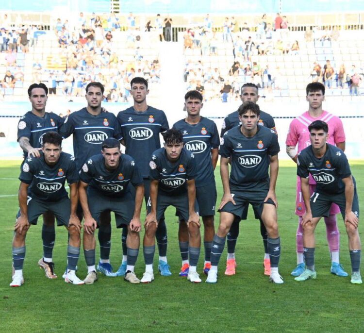 Once inicial del Espanyol B ante el CE Sabadell. Foto: RCD Espanyol.