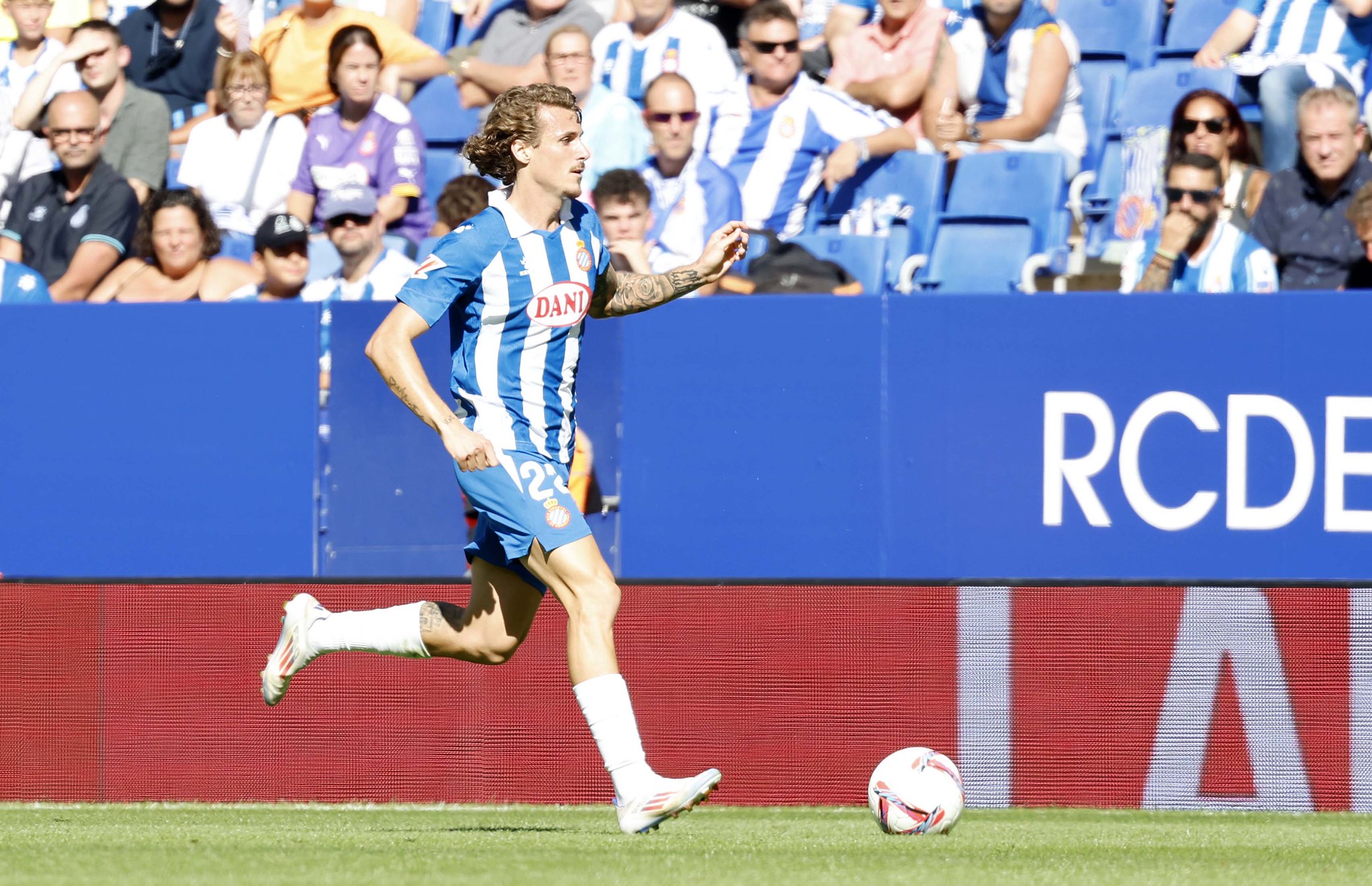 Carlos Romero jogando pelo Espanyol