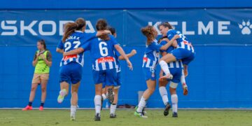Celebración del gol conseguido ante la SD Eibar | @mongay_photography