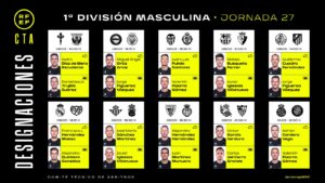 Árbitros Jornada 27 Espanyol