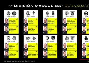 Arbitros J36 La Liga 2025