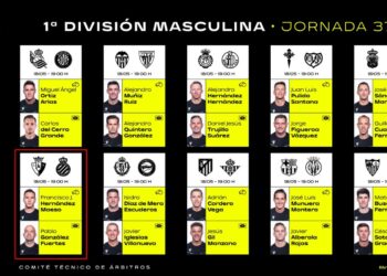 Arbitros J37 La Liga Espanyol