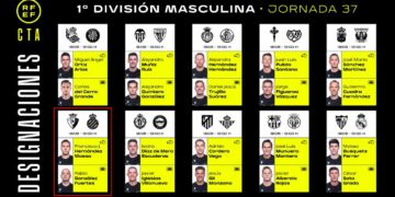 Arbitros J37 La Liga Espanyol